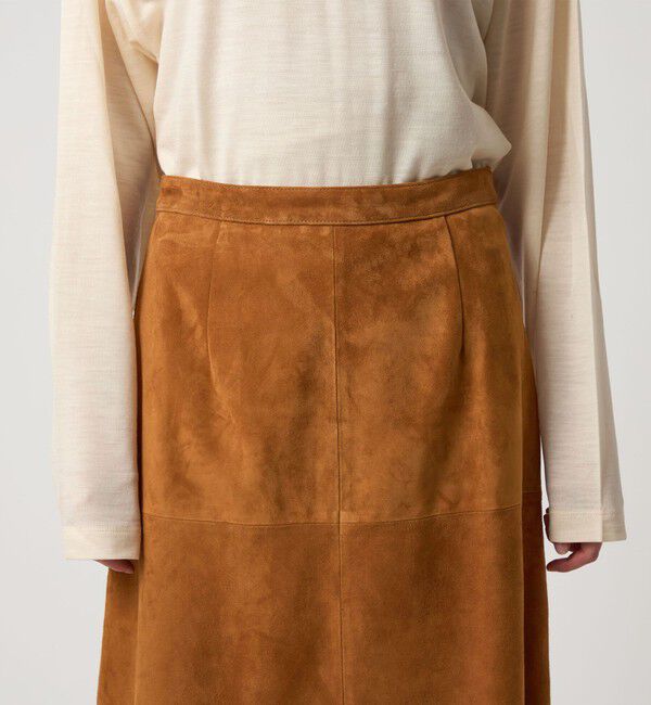 STEVEN ALAN「＜Steven Alan＞スエード ミドル スカート」|スカート|