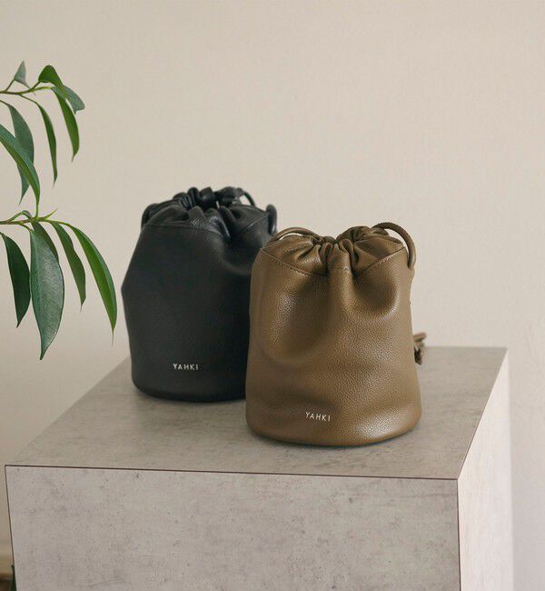 BEAUTY&YOUTH UNITED ARROWS「＜YAHKI＞ミニ レザー ドロスト ショルダーバッグ」|ショルダー・メッセンジャー|BLACK