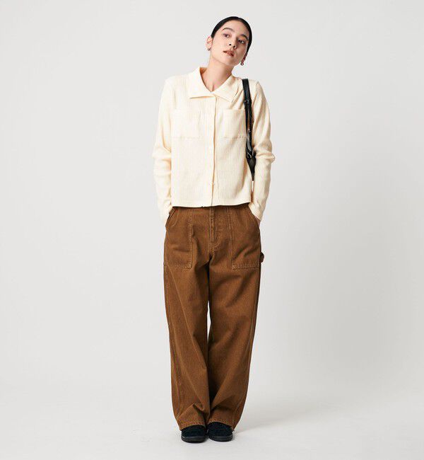 BEAUTY&YOUTH UNITED ARROWS「コットン リブハイネックカーディガン ウォッシャブル」|カーディガン|