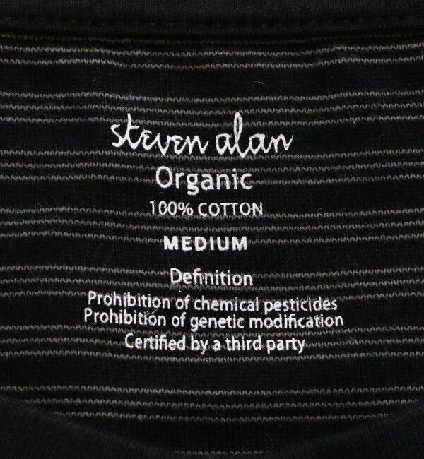 STEVEN ALAN「＜Steven Alan＞ オーガニックコットン アソート ボーダー ロングスリーブ Tシャツ BOLD」|Tシャツ・カットソー|