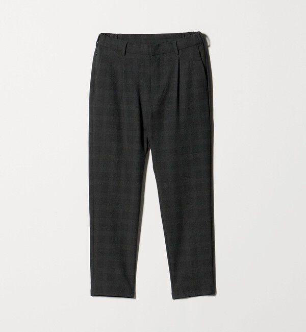 BEAUTY&YOUTH UNITED ARROWS「リサイクル ポリエステル 1プリーツ テーパード パンツ NO.3 セットアップ対応 ウォッシャブル」|チノ|