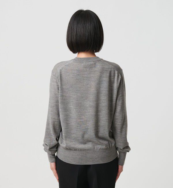 BEAUTY&YOUTH UNITED ARROWS「ウールポリエステル ハイゲージクルーネックニット ウォッシャブル」|ニット・セーター|