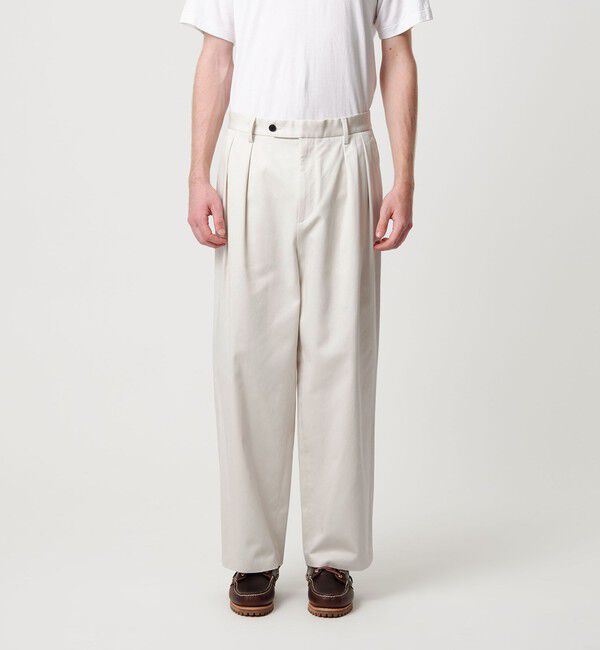 BEAUTY&YOUTH UNITED ARROWS「ダルカラー ワイド チノパンツ」|チノ|