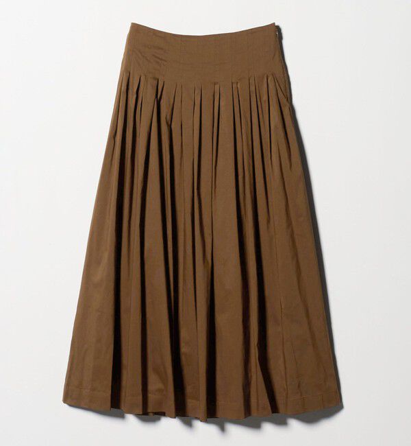 BEAUTY&YOUTH UNITED ARROWS「ポリエステルコットン タックフレアスカート」|スカート|