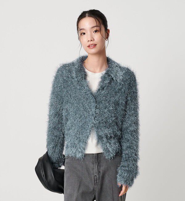 BEAUTY&YOUTH UNITED ARROWS「ポリエステル シャギーカーディガン ウォッシャブル」|カーディガン|