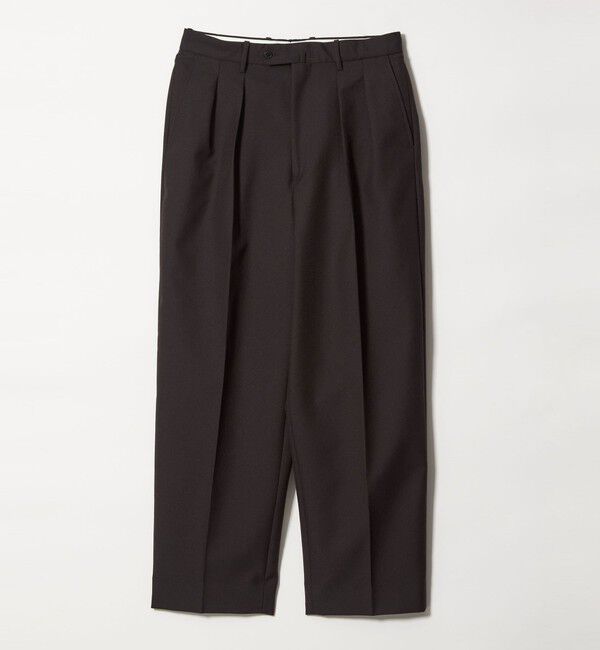 STEVEN ALAN「＜Steven Alan＞ ウール オックスフォード イン ツープリーツ ドレス トラウザーズ」|スラックス|