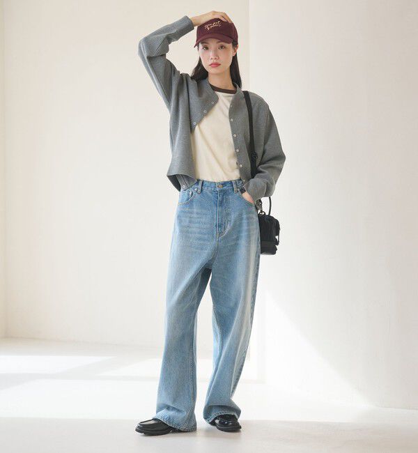 BEAUTY&YOUTH UNITED ARROWS「ダブルフェイス リングボタンカーディガン2 ウォッシャブル」|カーディガン|