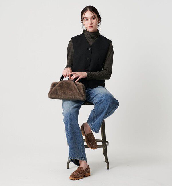 BEAUTY&YOUTH UNITED ARROWS「ポリエステル ツイードライクベスト」|ベスト・ジレ|