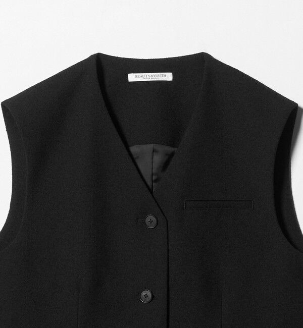 BEAUTY&YOUTH UNITED ARROWS「ポリエステル ツイードライクベスト」|ベスト・ジレ|