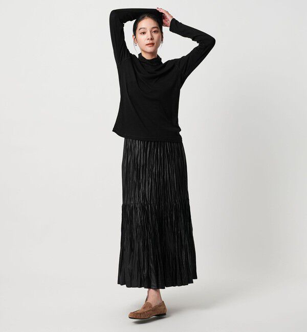 BEAUTY&YOUTH UNITED ARROWS「セルロースブレンドテレコ タートルネックカットソー」|Tシャツ・カットソー|