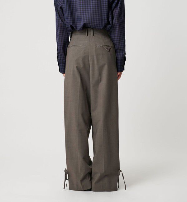 BEAUTY&YOUTH UNITED ARROWS「 へムリボン パンツ ウォッシャブル」|スラックス|