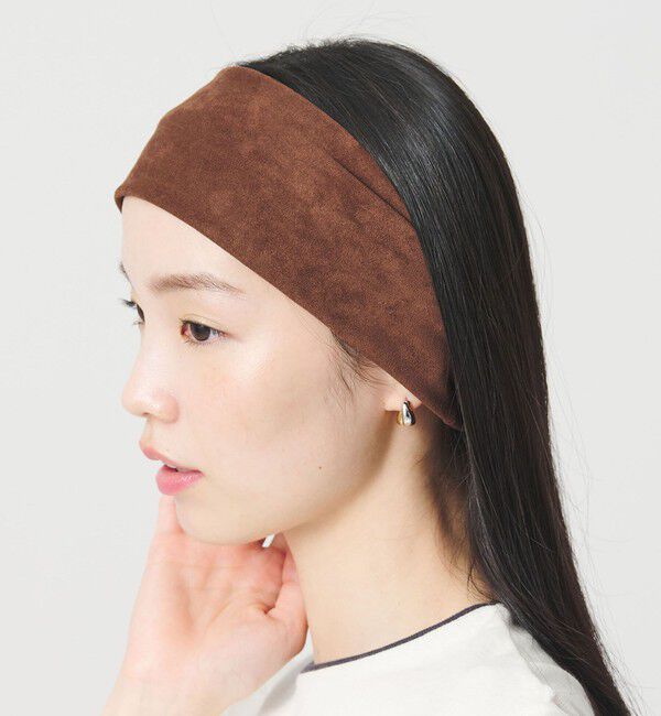 BEAUTY&YOUTH UNITED ARROWS「スエードライク ワイド ヘアバンド」|ヘアバンド|