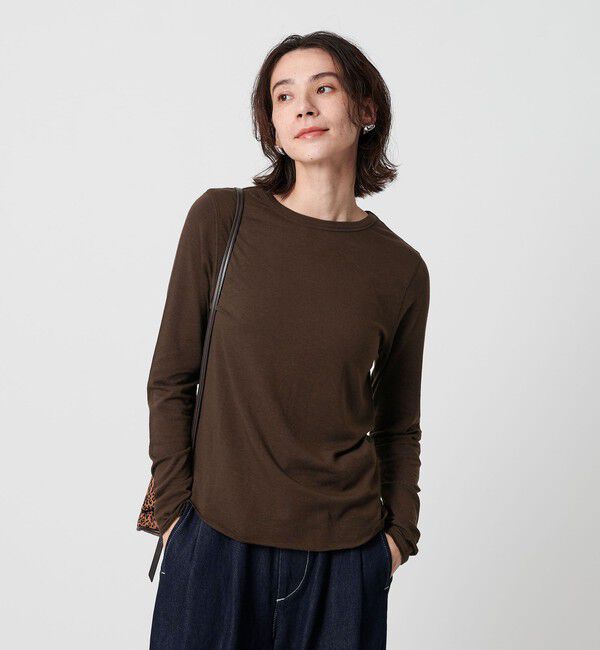 BEAUTY&YOUTH UNITED ARROWS「セルロースウールブレンド クルーネックカットソー」|Tシャツ・カットソー|