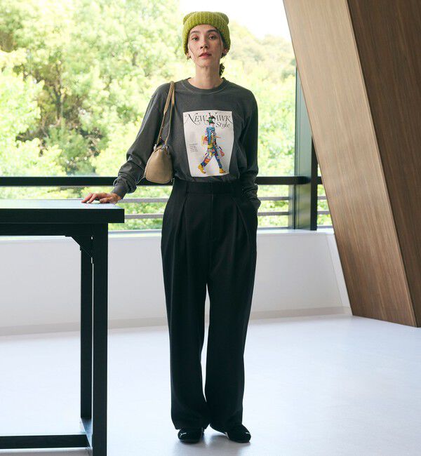 BEAUTY&YOUTH UNITED ARROWS「ツイードライク バックゴムワイドパンツ ウォッシャブル」|その他|