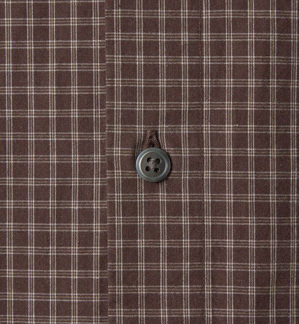 STEVEN ALAN「＜Steven Alan＞ ポプリン グラフチェック レギュラーカラー シャツ LOOSE」|シャツ・ブラウス|