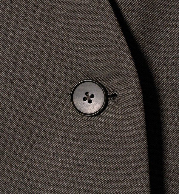 BEAUTY&YOUTH UNITED ARROWS「ポリエステルレーヨン ノーカラー1ボタンジャケット」|ノーカラージャケット|