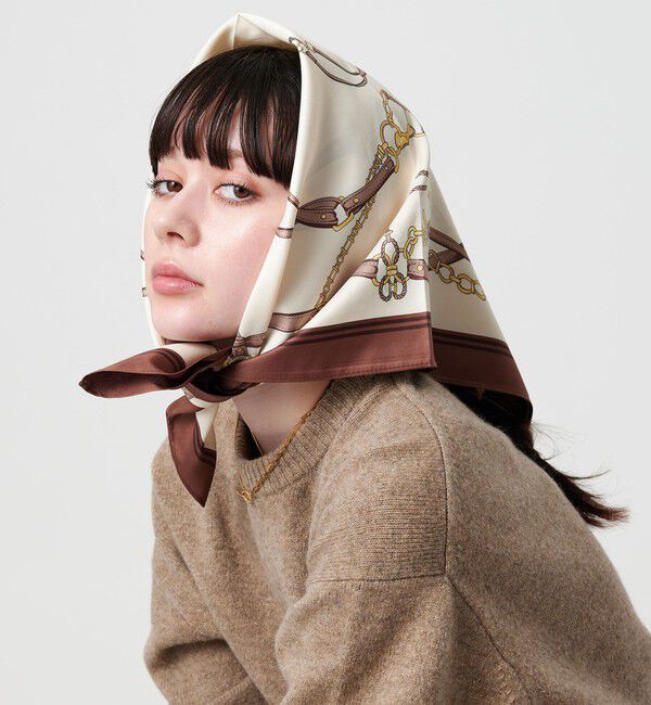 BEAUTY&YOUTH UNITED ARROWS「ベルトモチーフ スカーフ」|バンダナ・スカーフ|MD.BROWN