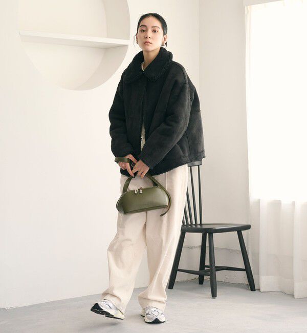 BEAUTY&YOUTH UNITED ARROWS「【WEB限定】ボア&times;フェイクムートン ループボタンジャケット 2WAY」|その他|