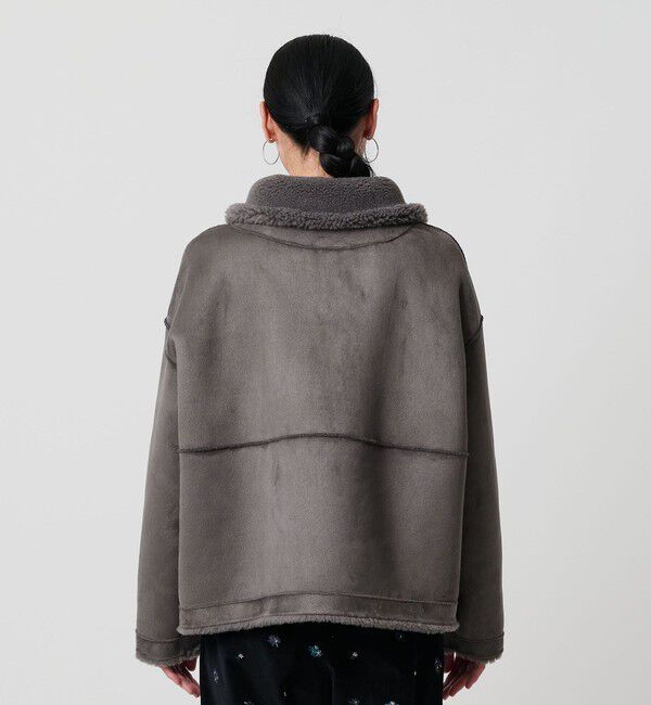 BEAUTY&YOUTH UNITED ARROWS「【WEB限定】ボア&times;フェイクムートン ループボタンジャケット 2WAY」|その他|