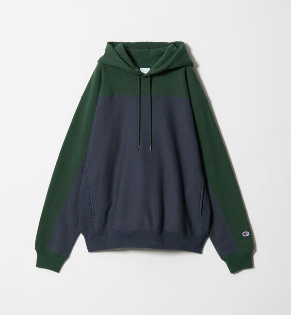 BEAUTY&YOUTH UNITED ARROWS「＜CHAMPION&times;BEAUTY&YOUTH＞コントラスト パーカー」|パーカー|DK.GREEN