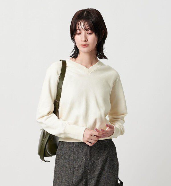 BEAUTY&YOUTH UNITED ARROWS「Vネックコンパクト スウェットプルオーバー」|スウェット・ジャージ|