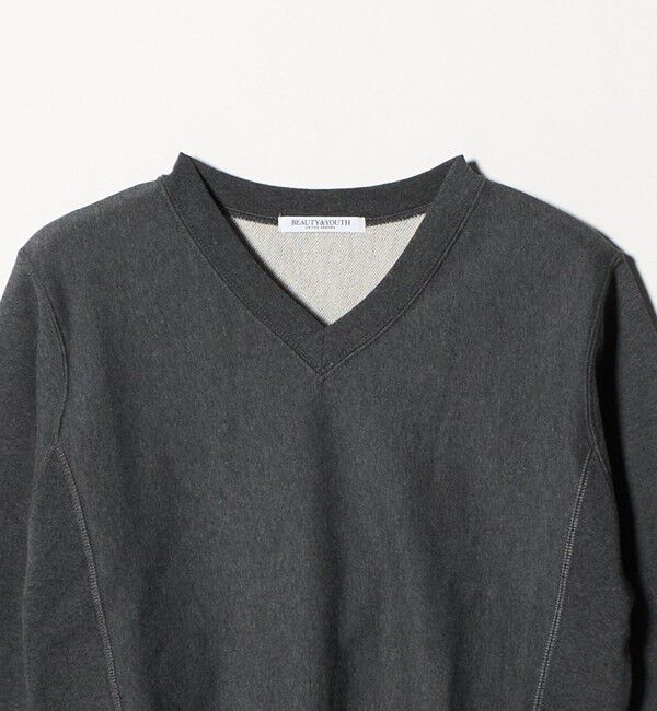 BEAUTY&YOUTH UNITED ARROWS「Vネックコンパクト スウェットプルオーバー」|スウェット・ジャージ|