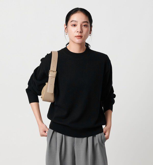 BEAUTY&YOUTH UNITED ARROWS「ウールカシミヤ天竺 クルーネック ニットプルオーバー ウォッシャブル」|ニット・セーター|