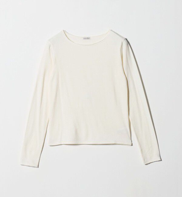 STEVEN ALAN「＜Steven Alan＞コットン カシミヤ カットオフ プルオーバー」|Tシャツ・カットソー|