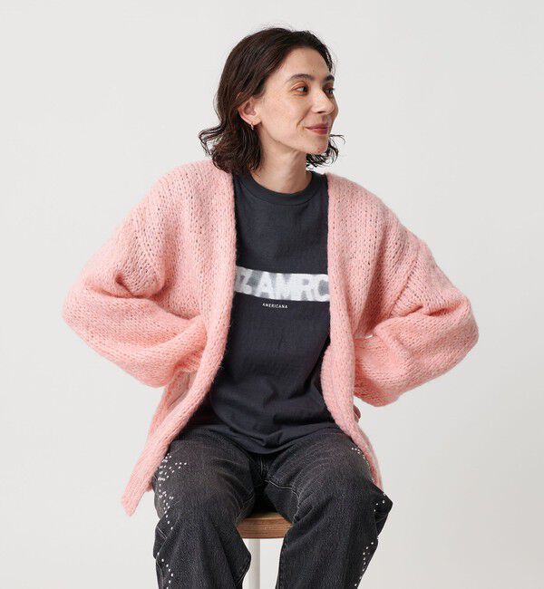 BEAUTY&YOUTH UNITED ARROWS「【別注】＜TRICOTS JEAN MARC＞ミドルゲージ ノーボタンカーディガン」|カーディガン|