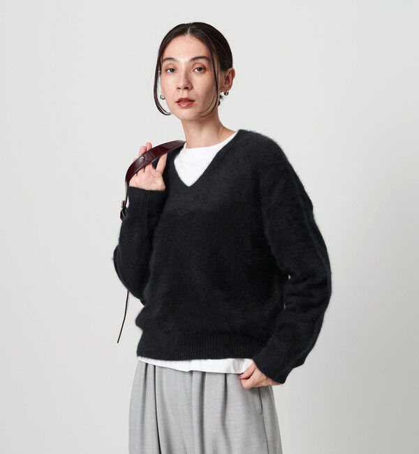 BEAUTY&YOUTH UNITED ARROWS「フォックスカシミヤブレンド Vネックニットプルオーバー」|ニット・セーター|