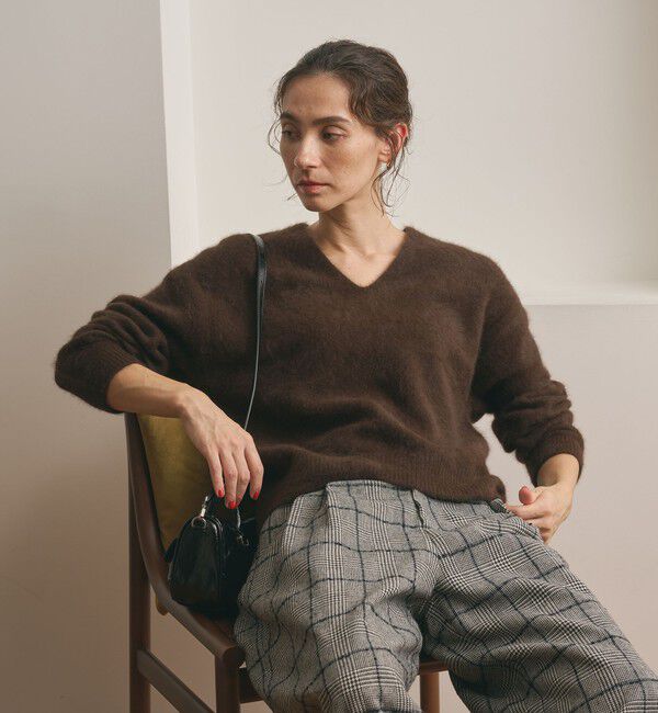 BEAUTY&YOUTH UNITED ARROWS「フォックスカシミヤブレンド Vネックニットプルオーバー」|ニット・セーター|
