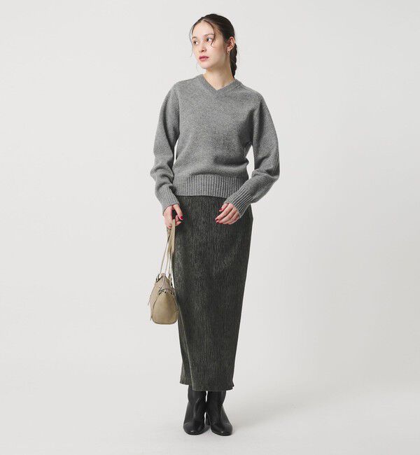 BEAUTY&YOUTH UNITED ARROWS「ウールナイロンブレンド Vネックニットプルオーバー」|ニット・セーター|