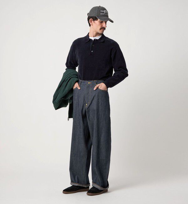 STEVEN ALAN「＜Steven Alan＞ 3B コットン ニット ポロシャツ」|ニット・セーター|