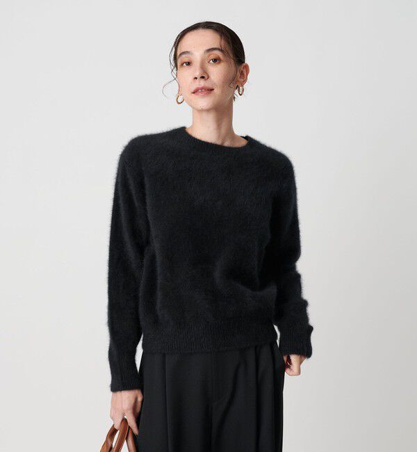 BEAUTY&YOUTH UNITED ARROWS「フォックスカシミヤブレンド クルーネックニットプルオーバー」|ニット・セーター|