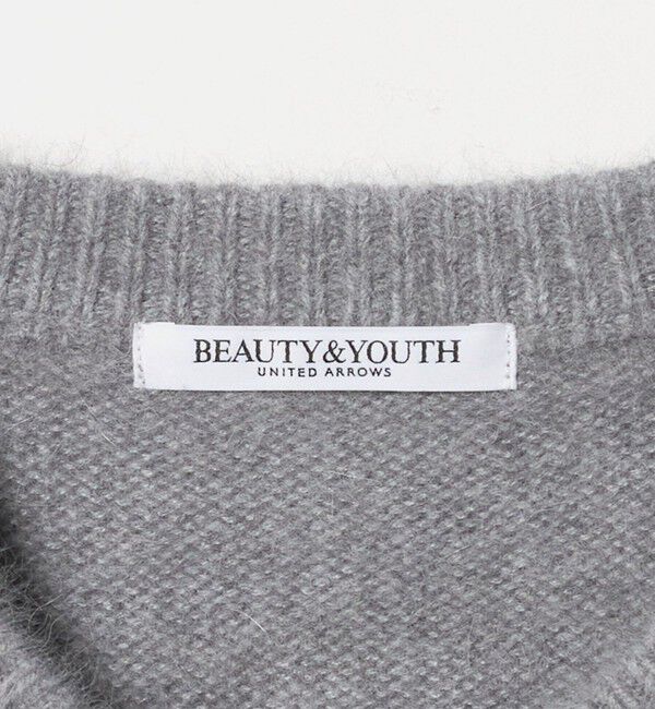 BEAUTY&YOUTH UNITED ARROWS「フォックスカシミヤブレンド クルーネックカーディガン」|カーディガン|