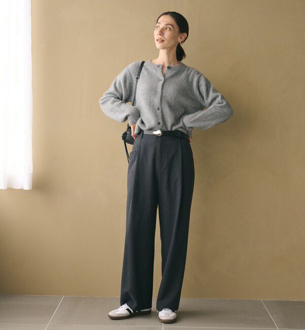 BEAUTY&YOUTH UNITED ARROWS「フォックスカシミヤブレンド クルーネックカーディガン」|カーディガン|