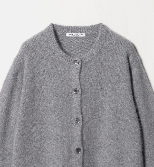 BEAUTY&YOUTH UNITED ARROWS「フォックスカシミヤブレンド クルーネックカーディガン」|カーディガン|