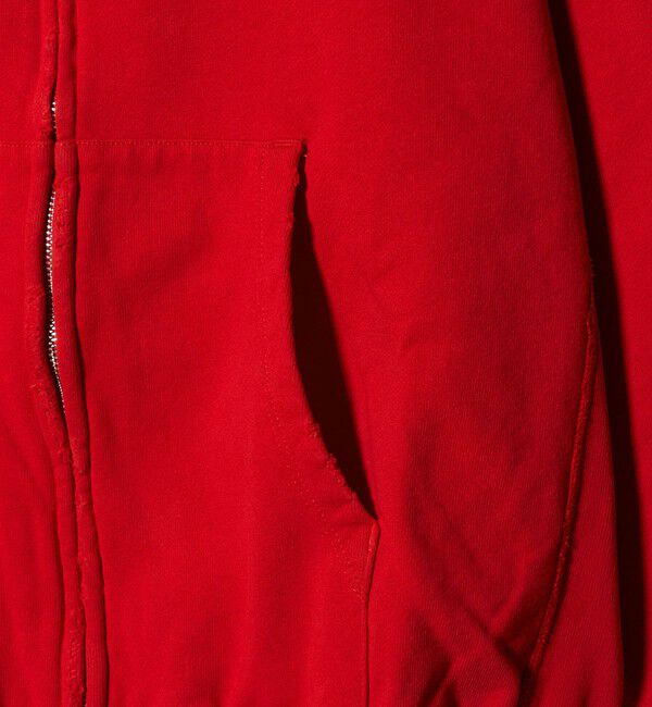 BEAUTY&YOUTH UNITED ARROWS「クラッシュ スウェット ジップ フーディ」|パーカー|