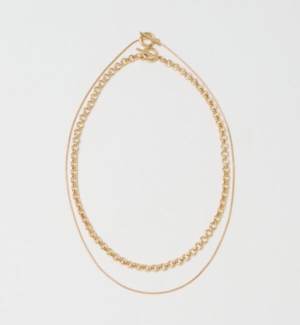 BEAUTY&YOUTH UNITED ARROWS「2セット メタル ネックレス 4WAY」|ネックレス|GOLD
