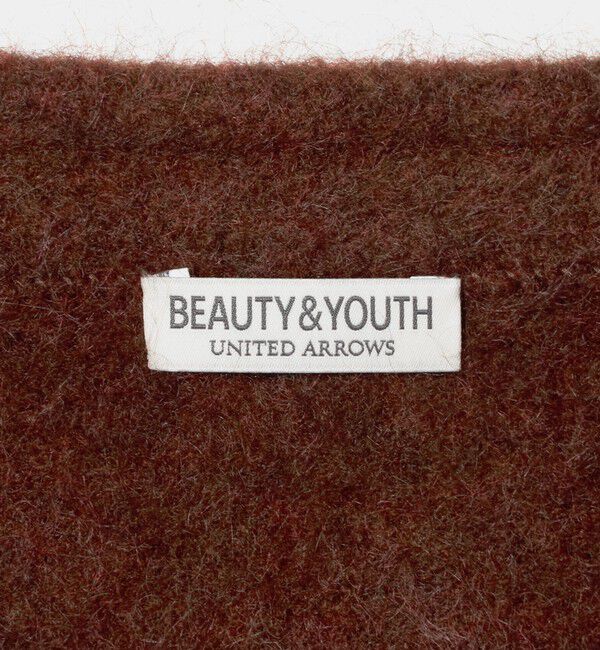 BEAUTY&YOUTH UNITED ARROWS「シャギー モヘヤ Vネック カーディガン」|カーディガン|