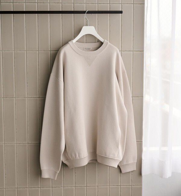 BEAUTY&YOUTH UNITED ARROWS「ミラノリブ クルーネック ニットスウェット」|ニット・セーター|NATURAL