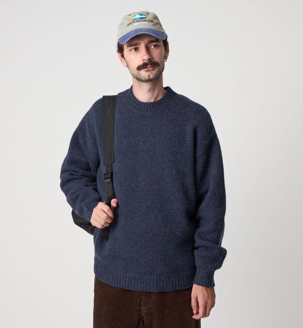 STEVEN ALAN「＜Steven Alan＞ ハミルトンラムズウール ハイクルーネック ニット NARROW」|ニット・セーター|