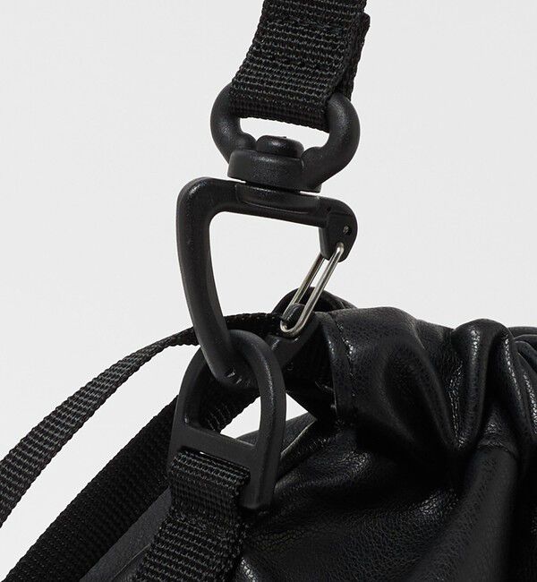 BEAUTY&YOUTH UNITED ARROWS「＜BAICYCLON＞レザーライク ドロー ストリング 巾着 バッグ」|ショルダー・メッセンジャー|