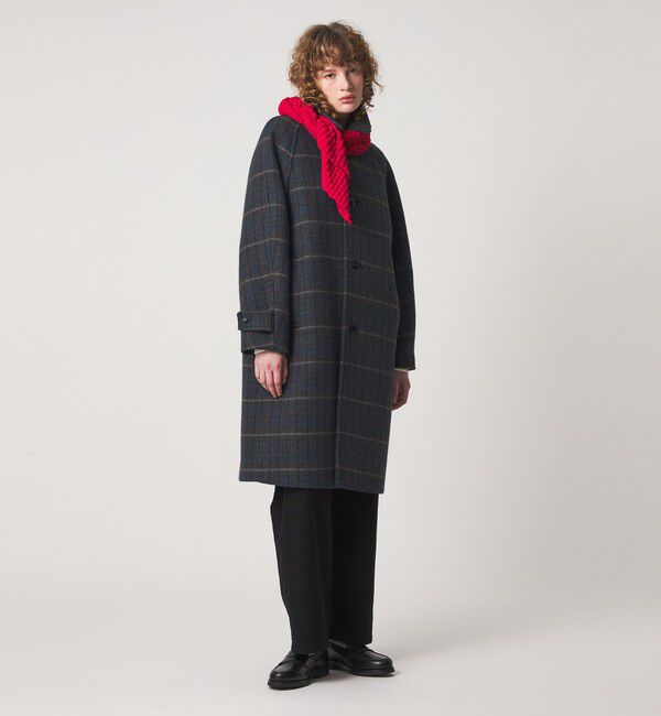 STEVEN ALAN「＜Steven Alan＞チェック ラグランスリーブ コート」|その他|