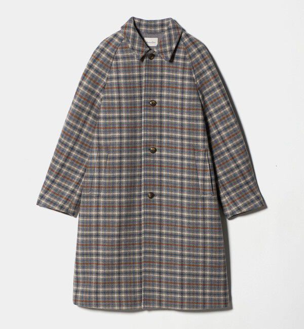 STEVEN ALAN「＜Steven Alan＞チェック ラグランスリーブ コート」|その他|