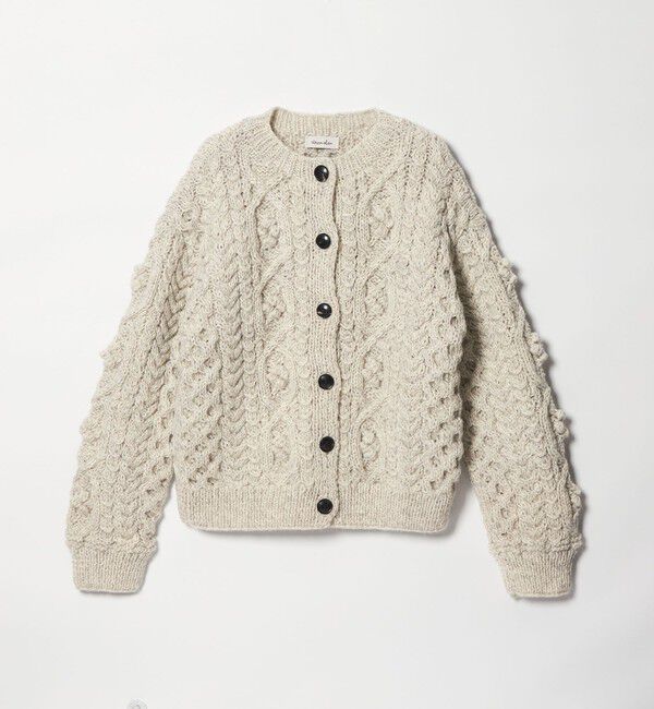 STEVEN ALAN「＜Steven Alan＞ケーブル ニット カーディガン」|カーディガン|NATURAL