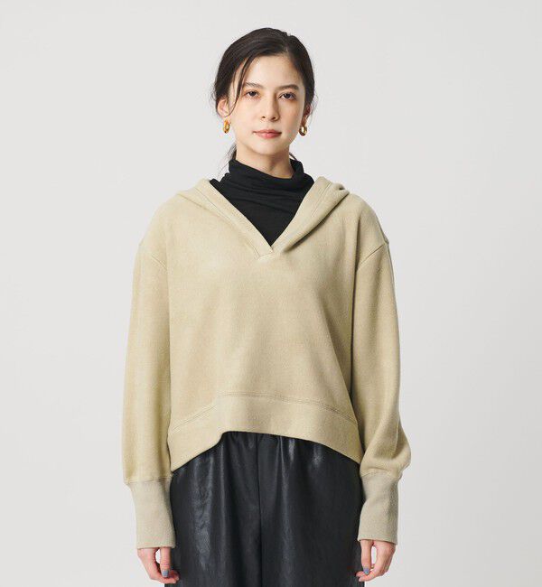 BEAUTY&YOUTH UNITED ARROWS「パイル スキッパーフーディ」|Tシャツ・カットソー|