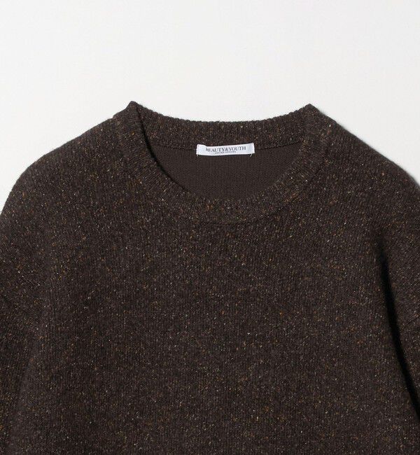 BEAUTY&YOUTH UNITED ARROWS「ウールブレンド シルクネップ ニットプルオーバー」|ニット・セーター|