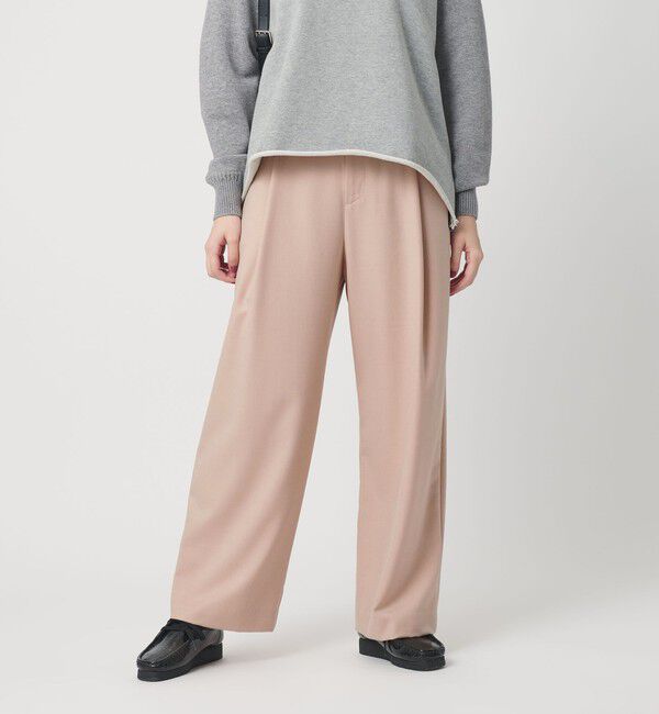 BEAUTY&YOUTH UNITED ARROWS「ウールブレンド ツイルバックゴムパンツ ウォッシャブル」|その他|