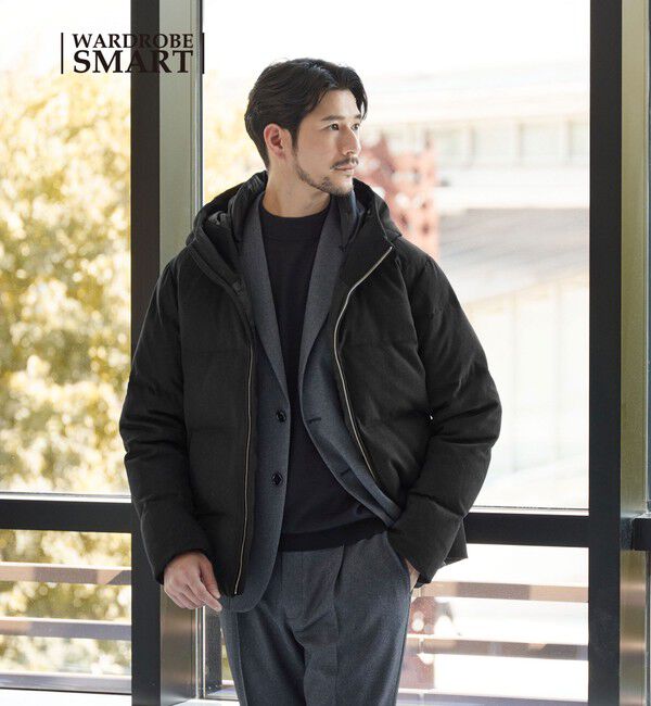 BEAUTY&YOUTH UNITED ARROWS「【WEB限定 WARDROBE SMART】LANATEC フード ダウンジャケット」|ダウン|